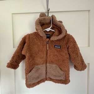 Patagonia Baby Furry Friends Hoodie 3-6 months
